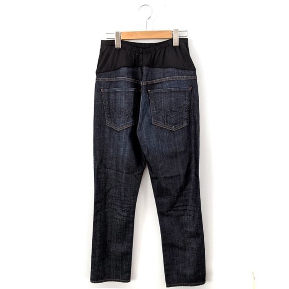 Citizens of Humanity Maternity Jeans NWT Phoebe Skinny Crop Scorpio Size 30 - Picture 3 of 10